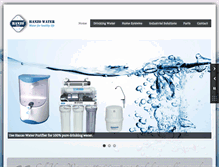 Tablet Screenshot of hanzowater.com